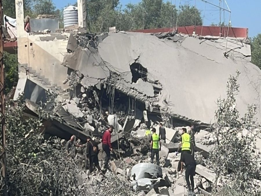 9 شهداء و13 جريحًا في غارات على جبشيت وتول وحاروف وتدمير منازل سكنية