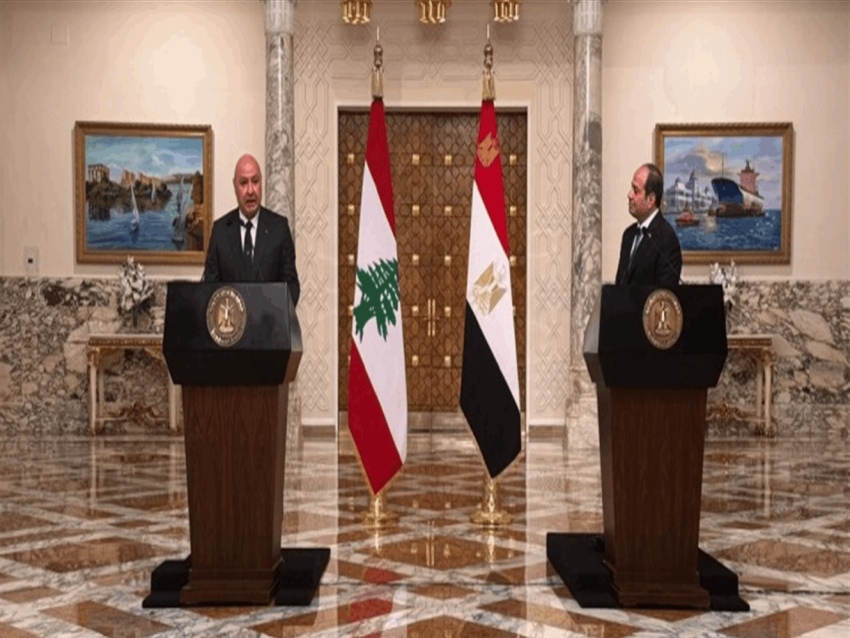 عون من مصر: السلام يبدأ بتطبيق القرار 1701.. وندعو المجتمع الدولي لتحمل مسؤولياته