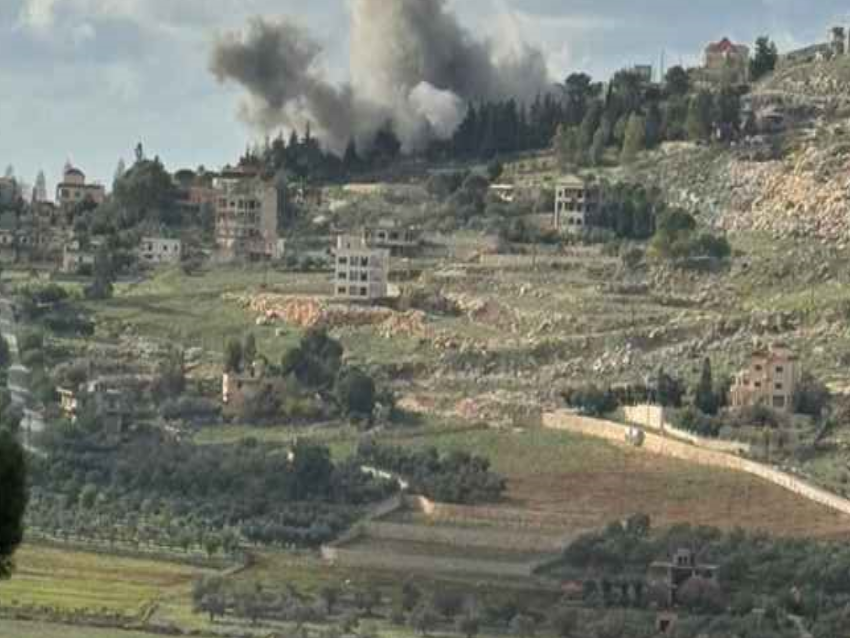 غارة إسرائيلية على بلدة القليلة في جنوباً