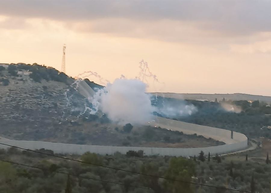 قصف مدفعي متقطع على بلدة حانين واطراف رميش