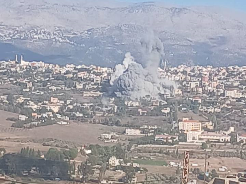 غارة على منزل في الغندورية واخرى على المنطقة الواقعة بين الحوش وسهل باتوليه