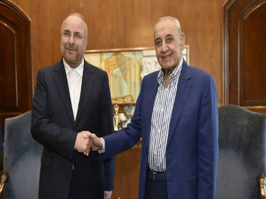 قاليباف لبري: على إسرائيل الانسحاب من المناطق المحتلة في لبنان