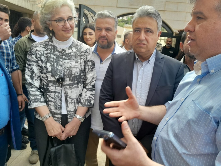 كرامي تفقدت ثانوية حسن كامل الصباح ومتوسطة كفررمان بالنبطية