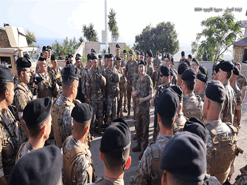 قائد الجيش واكب العملية الإنتخابية في الجنوب