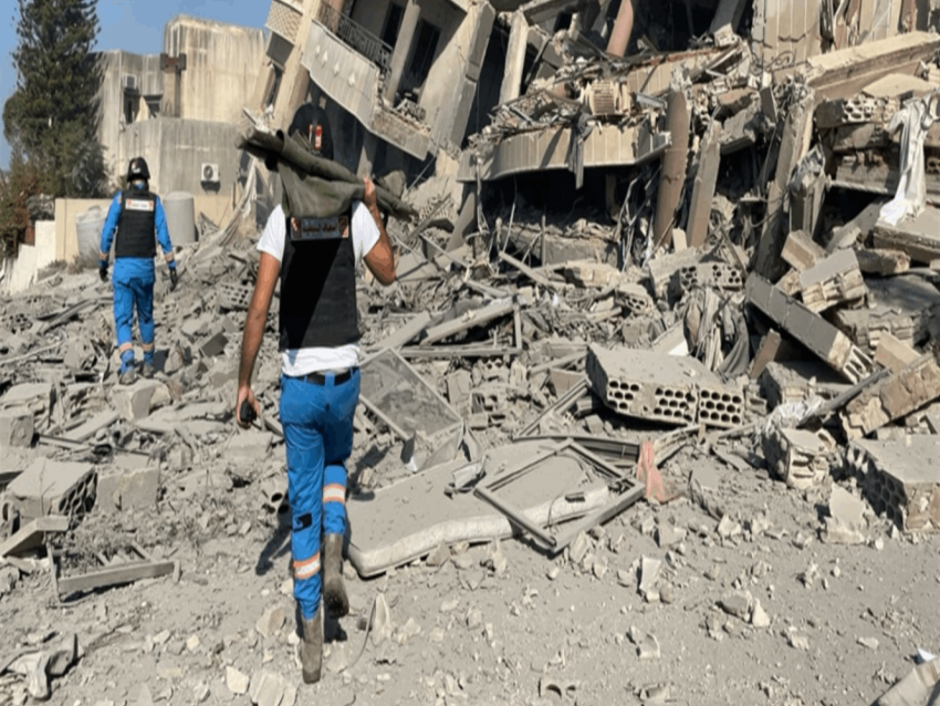 جريح جراء إلقاء محلقة إسرائيلية قنبلة على بلدة مجدل زون