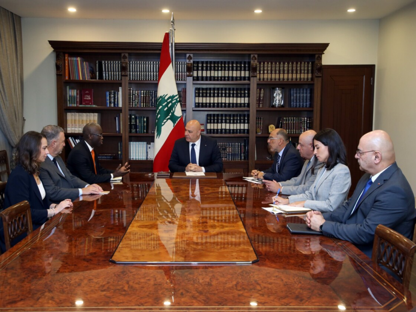 الرئيس عون استقبل وفد البنك الدولي 