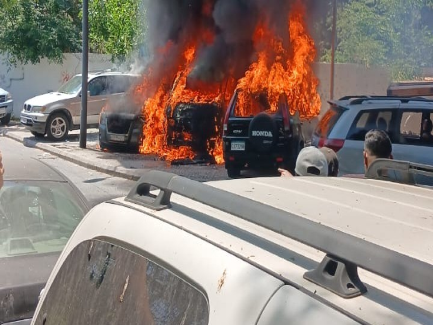 شهيدان في استهداف مسيّرة معادية سيارة قرب البوابة الفوقا في صيدا