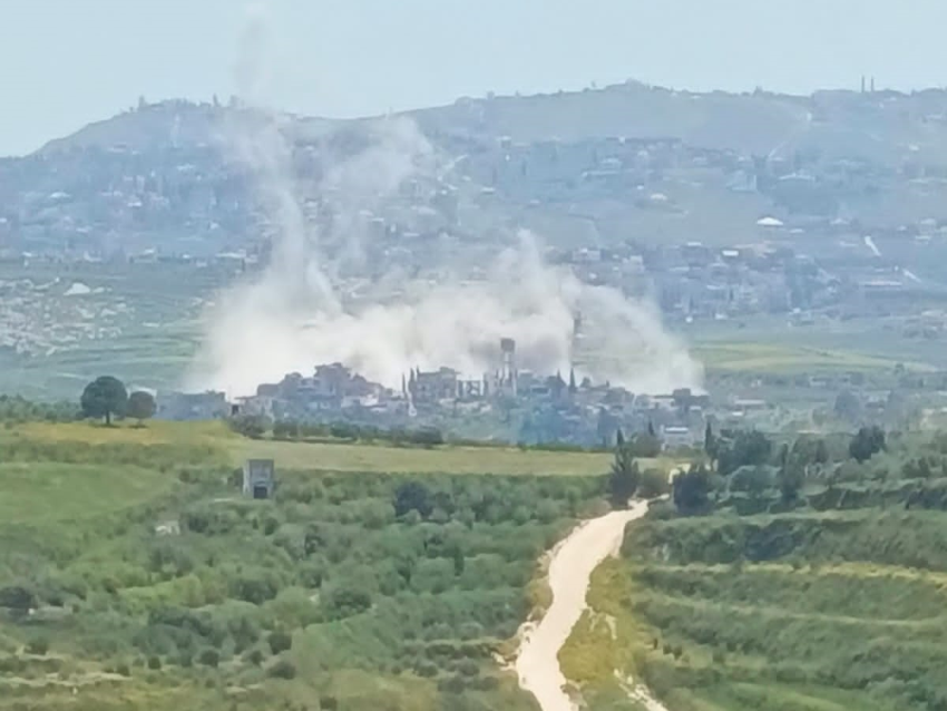 غارات تستهدف برعشيت و برج قلاويه و جويا والمنصوري ومحيط دبعال وسقوط اصابات