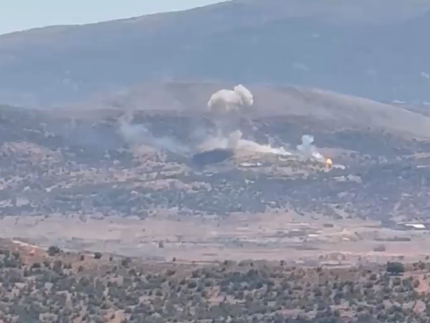 بالفيديو: غارة معادية تستهدف جرود بوداي في البقاع