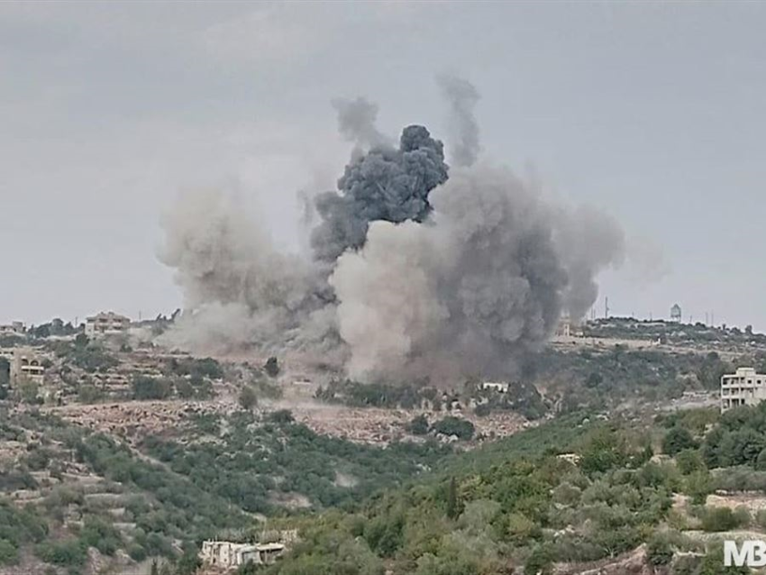 جنوباً...غارة معادية على محيط بلدة علما الشعب