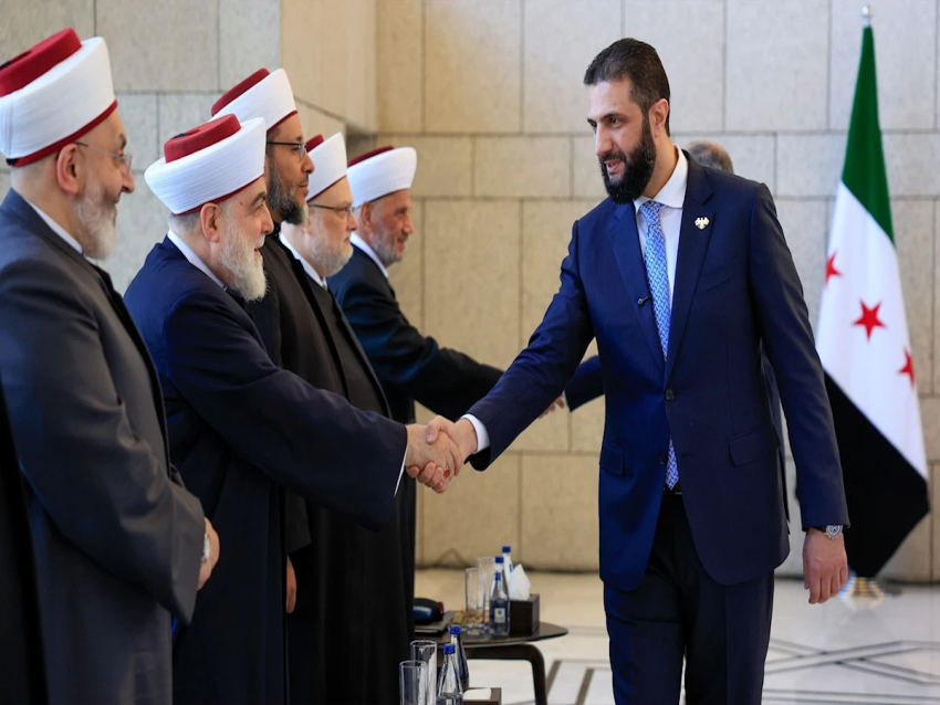 الأخبار _ الشرع لدريان: حسم ملكية مزارع شبعا بعد تحريرها