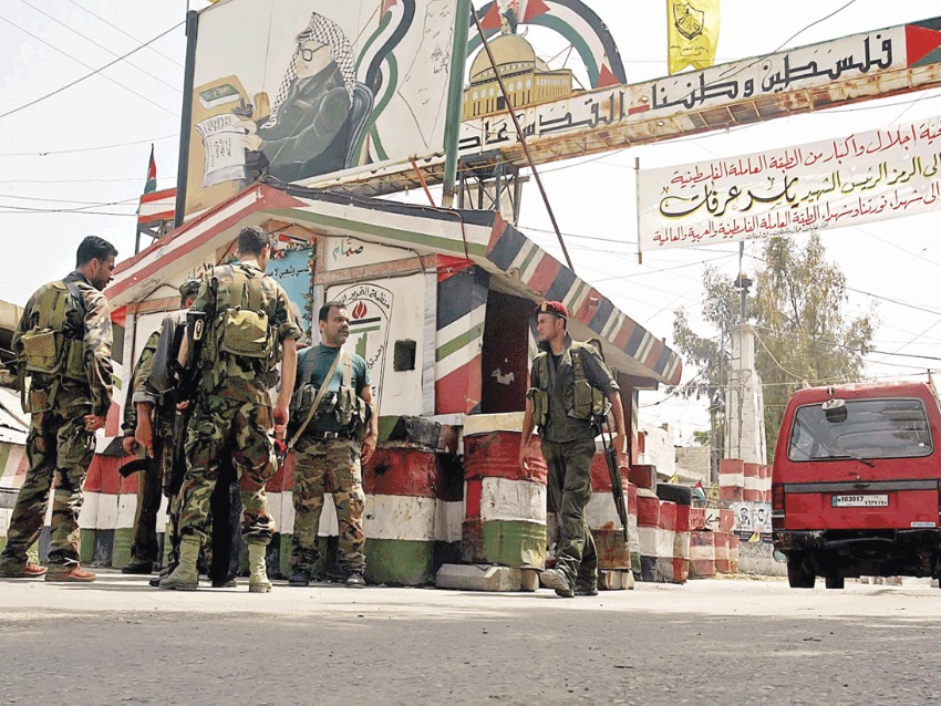 قوّة كبيرة من فوج مغاوير البر وصلت إلى محيط مُخيّم عين الحلوة