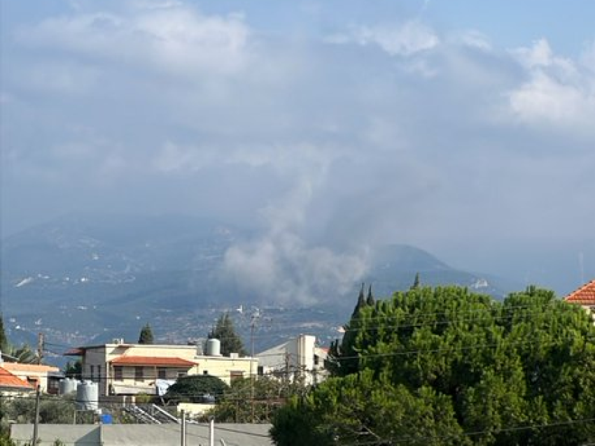 قصف مدفعي على بلدة المنصوري وغارة على بلدة الشهابية