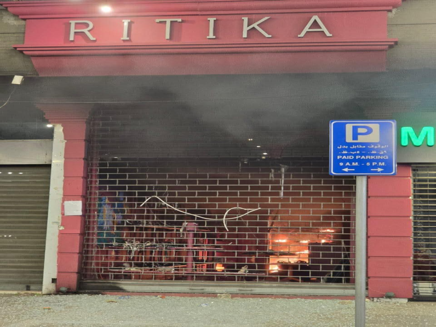 بالفيديو _ إطلاق نار فجراً باتجاه محل Ritika  في طرابلس 