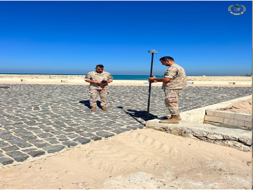 بالصور ـ الجيش يُعلن البدء بمسح الأملاك العامة البحرية في عدد من المناطق