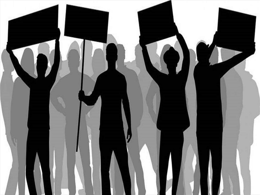 إعتصام لاتحاد النقابات ولجان المستأجرين والعمال والموظفين في رياض الصلح