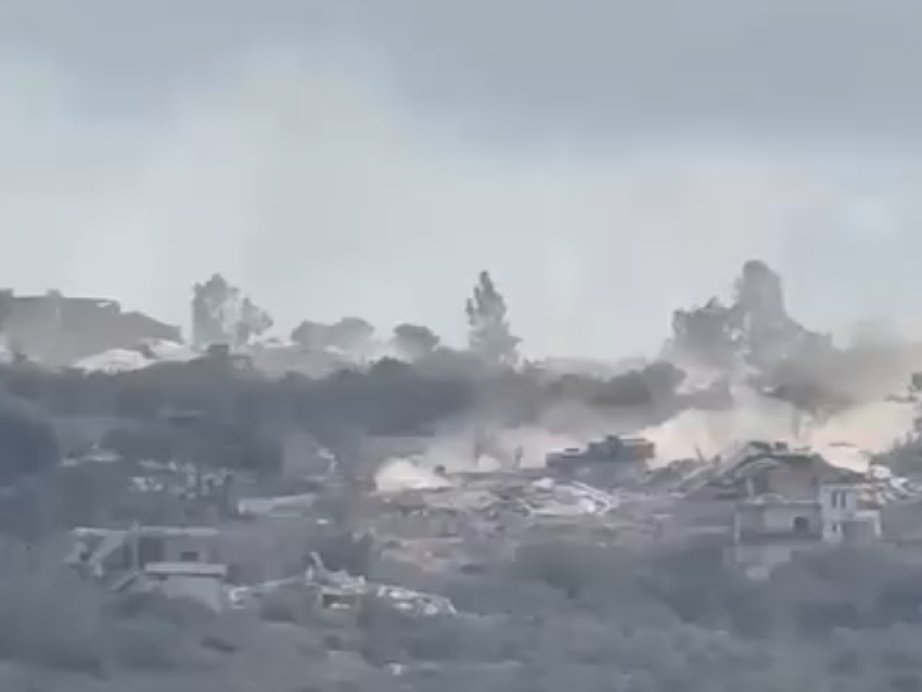 تفجيرات إسرائيلية في وادي السلوقي والمنصوري وقصف مدفعي استهدف حداثا (فيديو)