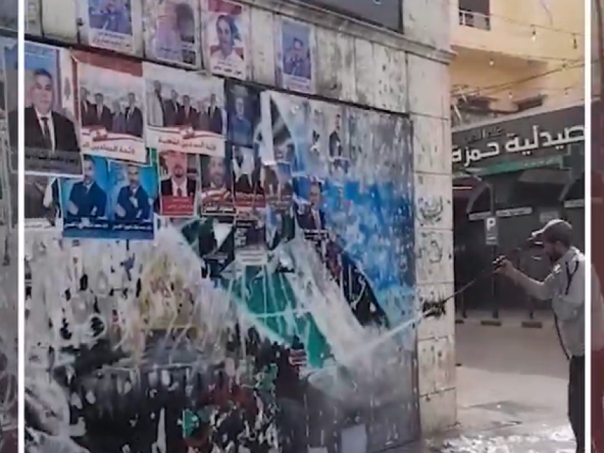 بالفيديو: إزالة اللافتات الانتخابية من شوارع طرابلس