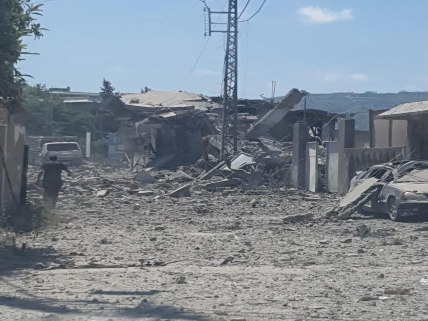 غارات معادية استهدفت البياض ومجدلزون وكفرا وديرإنطار وقصف مدفعي على محيط بلاط