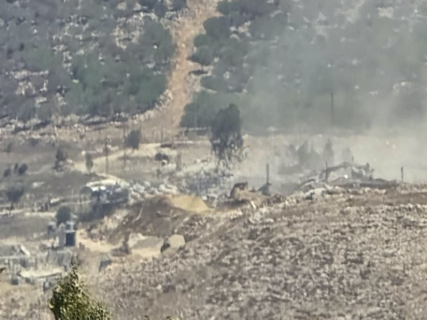 الجيش الإسرائيلي نفذ تفجيرا في ميس الجبل دمّر معملًا لفرز النفايات وعددًا من المنازل والمنشآت الصناعية والزراعية