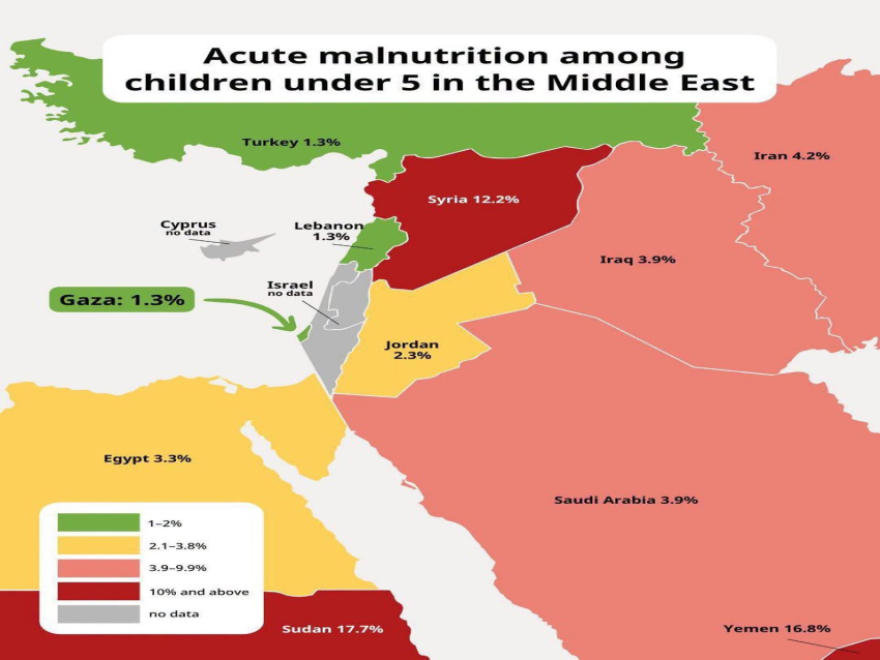 الخارجية الإسرائيلية تنشر خريطة تظهر ضم أراضي من جنوب لبنان الى اسرائيل