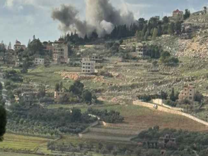 غارتان إسرائيليتان على بلدتي القليلة و دير كيفا جنوباً