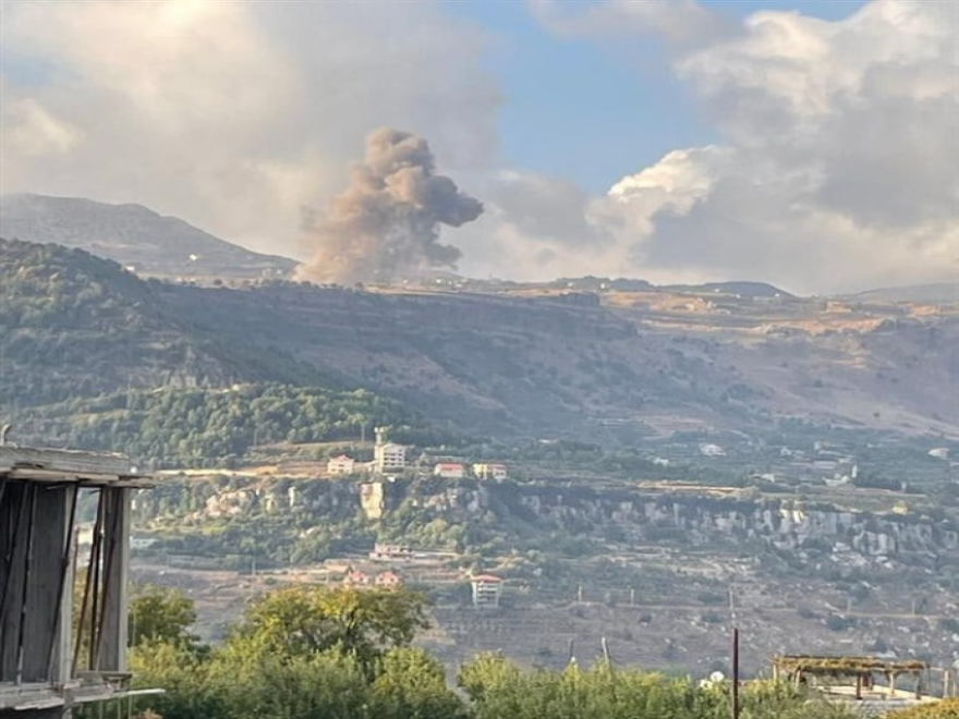 جيش الإحتلال نفذ تفجيرات ليلا عند أطراف صربين وغارة على القنطرة وقصف مدفعي على المنصوري واطراف حداثا