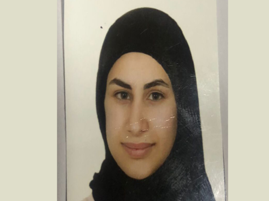 قوى الأمن عممت صورة المفقودة  فاطمة التي غادرت منزل ذويها الكائن في بلدة إيعات في قضاء بعلبك ولم تَعُد