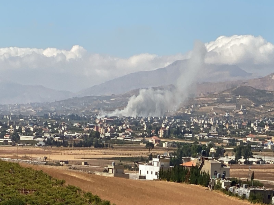  غارة معادية على بلدة تمنين بعد تهديدها بالقصف