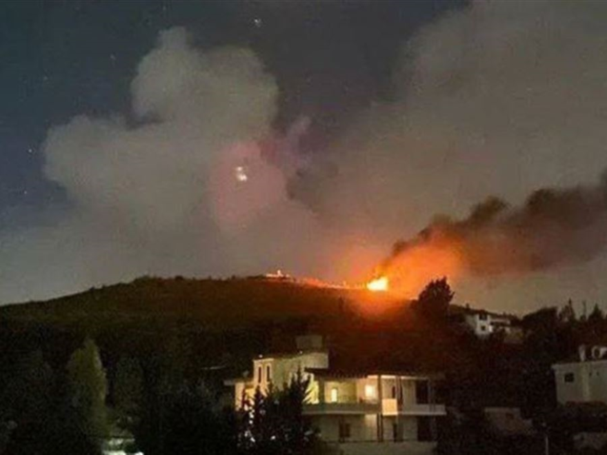 غارات على وادي السلوقي وبلدتي القنطرة وياطر وعلى محيط بلدة دبين وانفجار صاروخ اعتراضي في اجواء جديدة مرجعيون