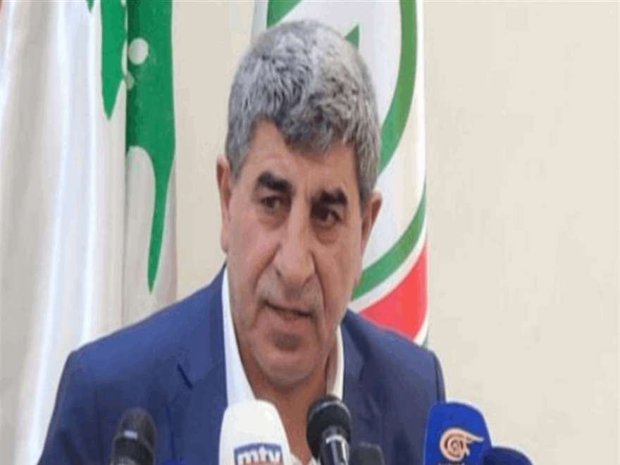 طليس: نرفض مرسوم فرض ضرائب جديدة ونطالب الحكومة بالتراجع عنه