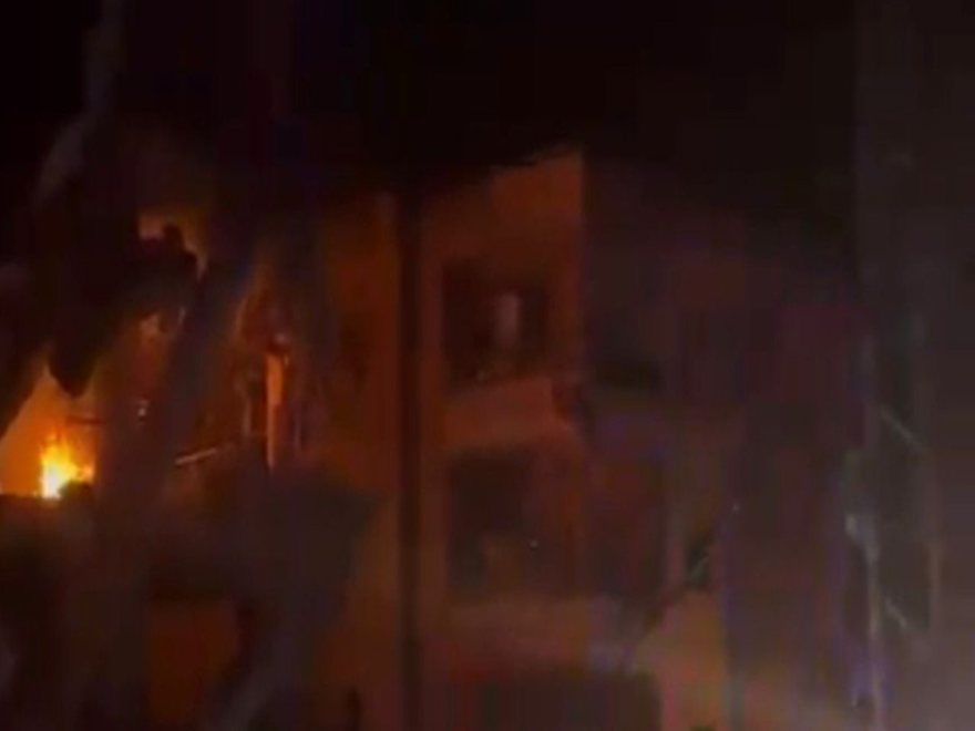 بالفيديو: غارة على تول.. وأضرار 