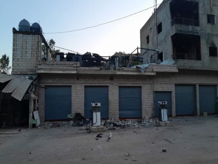 إصابات إثر غارةمعادية  استهدفت أحد البيوت الجاهزة في حولا فجراً