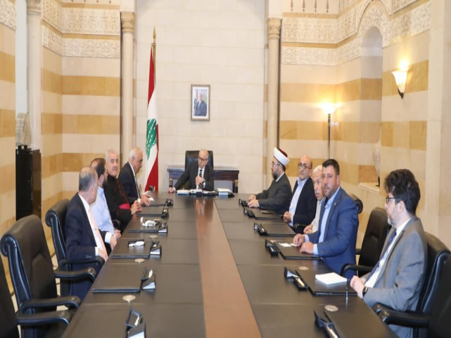 سلام بحث مع وفد من إقليم الخروب تداعيات النزوح المتزايد إلى المنطقة