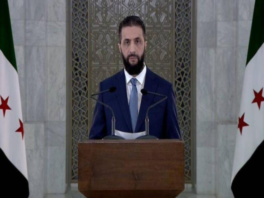 الشرع: إسرائيل تسعى اليوم مرة أخرى إلى تحويل أرضنا الطاهرة إلى ساحة فوضى لا تنتهي