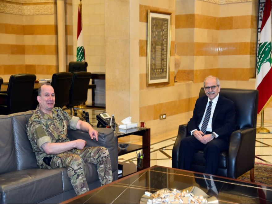 سلام بحث مع قائد الجيش في التحضيرات لتنفيذ الإطار المنبثق عن مفاوضات واشنطن والإنسحاب الإسرائيلي