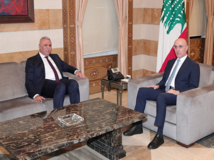 الحجار عرض وشقير الأوضاع الأمنية وتشديد على تعزيز الاستقرار