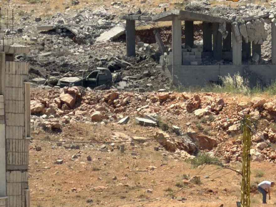 5 جرحى حصيلة الغارة على بلدة عين بورضاي