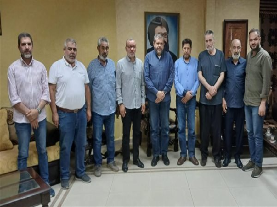 حزب الله عرض مع وفد حركة أنصار الله الاوضاع في مخيمات صيدا