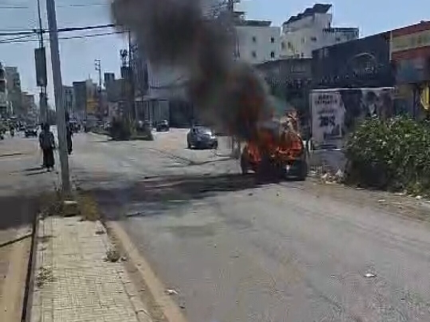 استهداف سيارة في منطقة جل البحر - مدخل صور