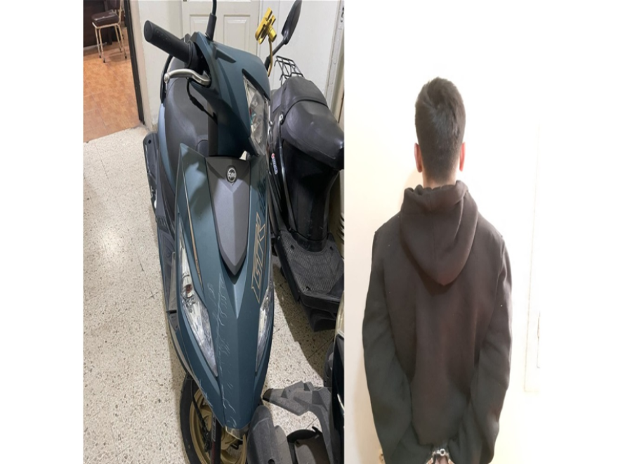 بالجرم المشهود.. قوى الأمن توقف سارق دراجات آليّة في بدارو