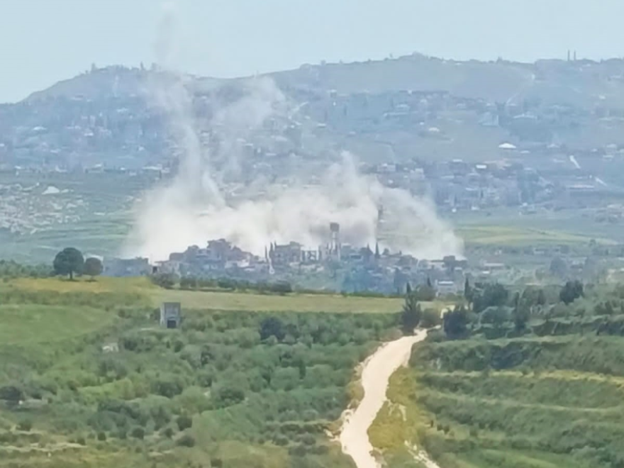 غارات تستهدف برعشيت و برج قلاويه و جويا والمنصوري ومحيط دبعال وسقوط اصابات