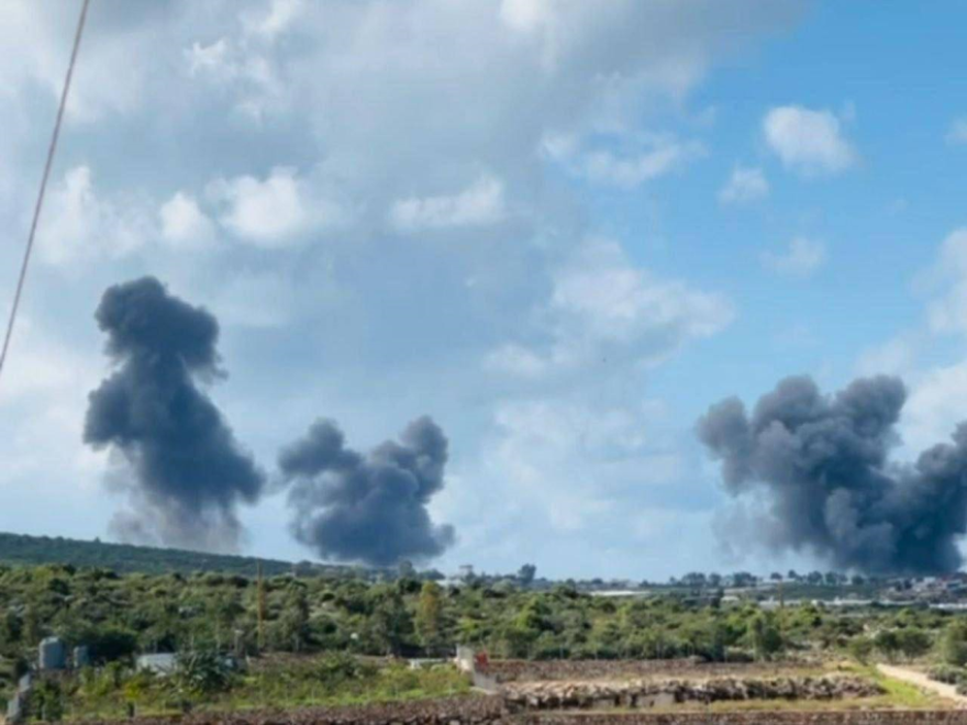 غارات إسلرائيلية استهدفت السلطانية والسماعية ودير انطار