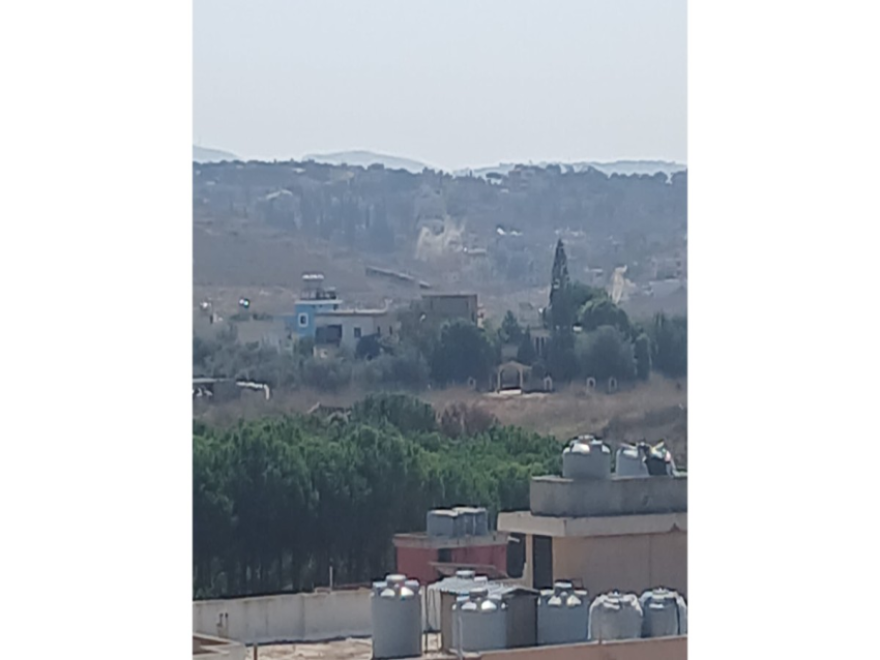 قصف مدفعي متقطع لاطراف بلدة زوطر الشرقية