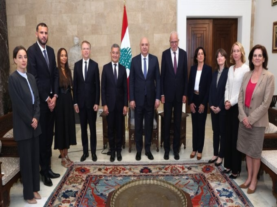 الرئيس عون أمام وزير العدل الفرنسي: اعتداءات إسرائيل المتتالية تستهدف مسار اتفاق الاطار وتقوض الجهود المبذولة لوقف التصعيد