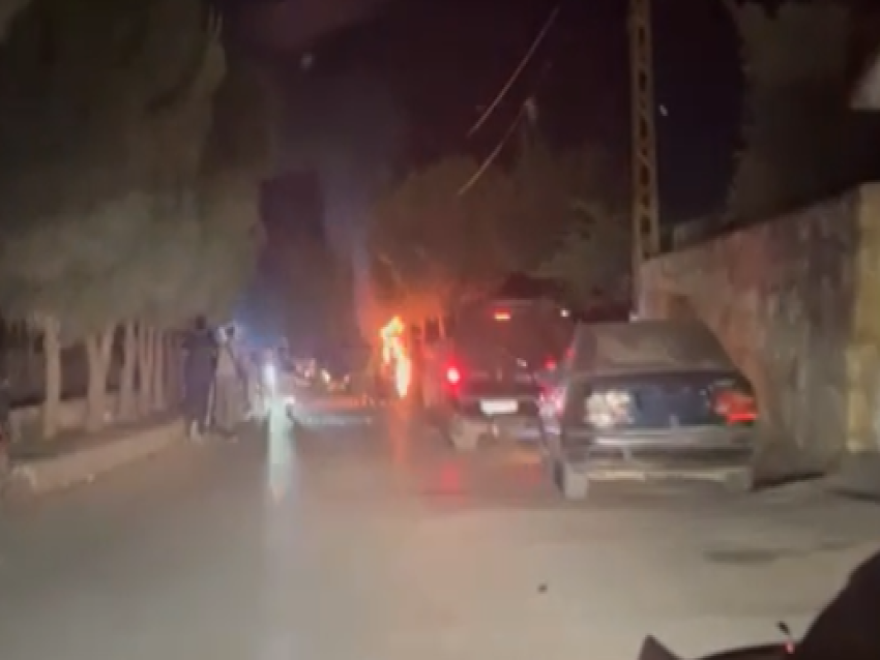بالفيديو: إستهداف دراجة في حي الدير في النبطية الفوقا