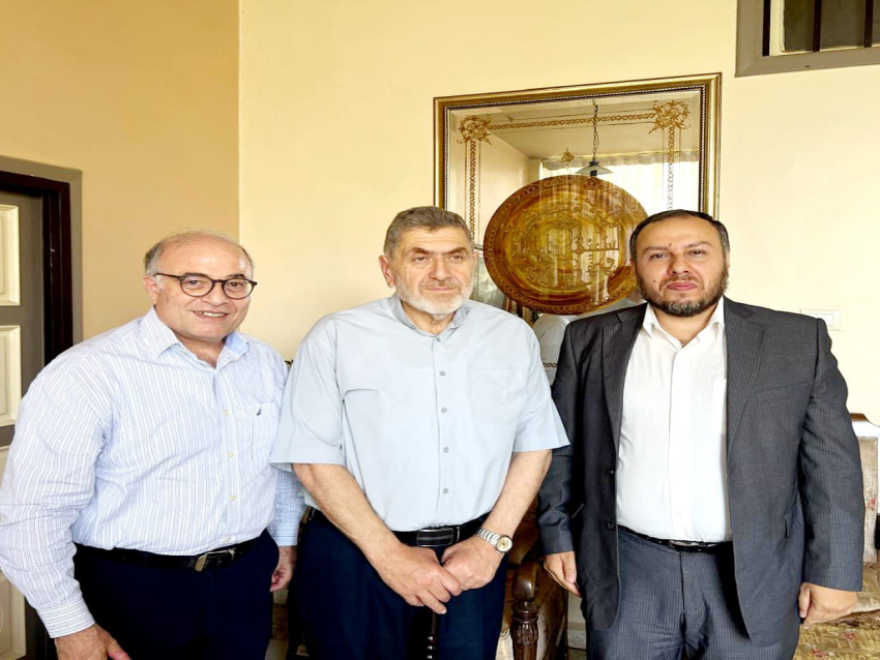  الشيخ مصطفى ملص إستقبل وفد هيئة لقاء الأحزاب والقوى الوطنية والاسلامية في الشمال (صور ) 