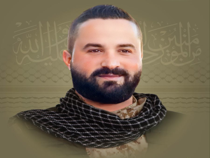 حزب الله نعى الشهيد المجاهد علي خليل حمد  من بلدة عيترون في جنوب لبنان