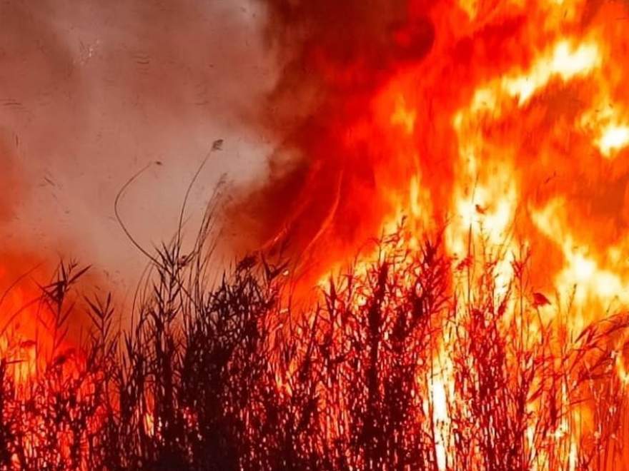 اندلاع حريق في الوادي بين ارده وبيت عوكر في قضاء زغرتا والدفاع المدني يعمل على اخماده