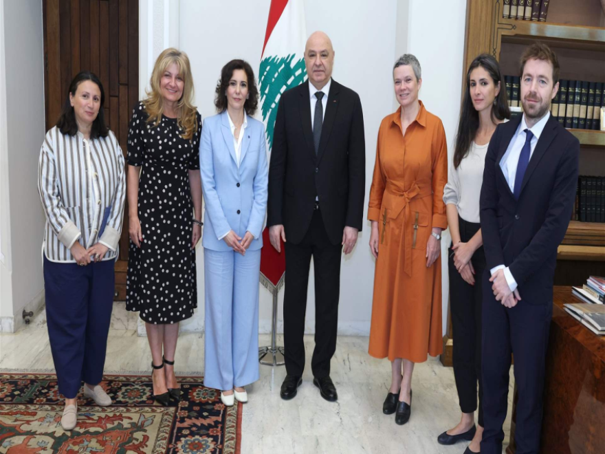 عون: لبنان متمسك بوقف النار ويدعو إلى ضغط أوروبي لوقف الاعتداءات الإسرائيلية ودعم النازحين